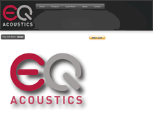Tablet Screenshot of eqacoustics.com